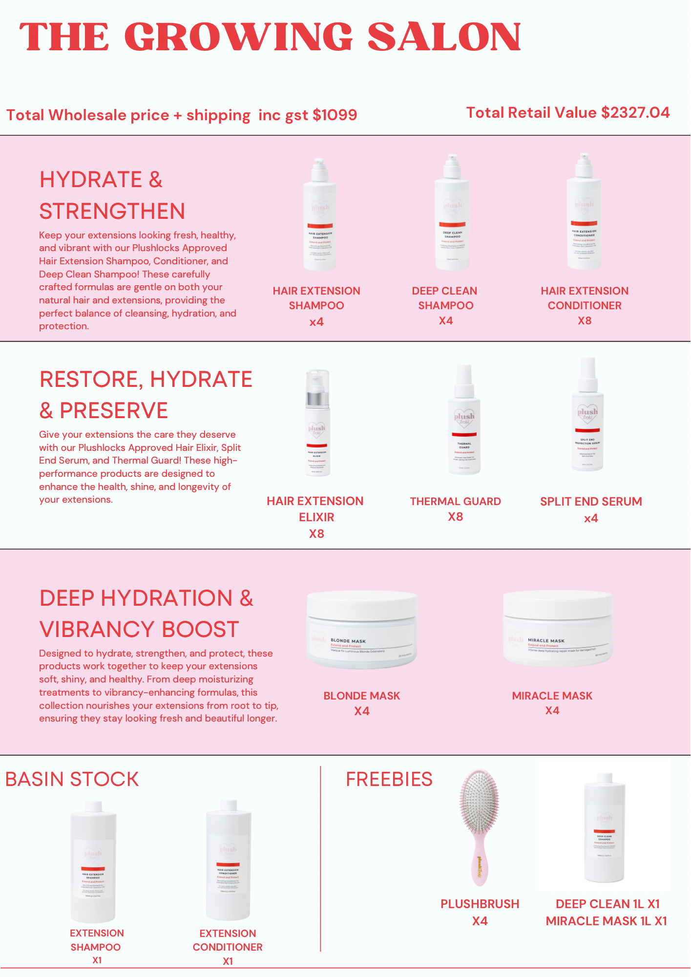 The Growing Salon Package